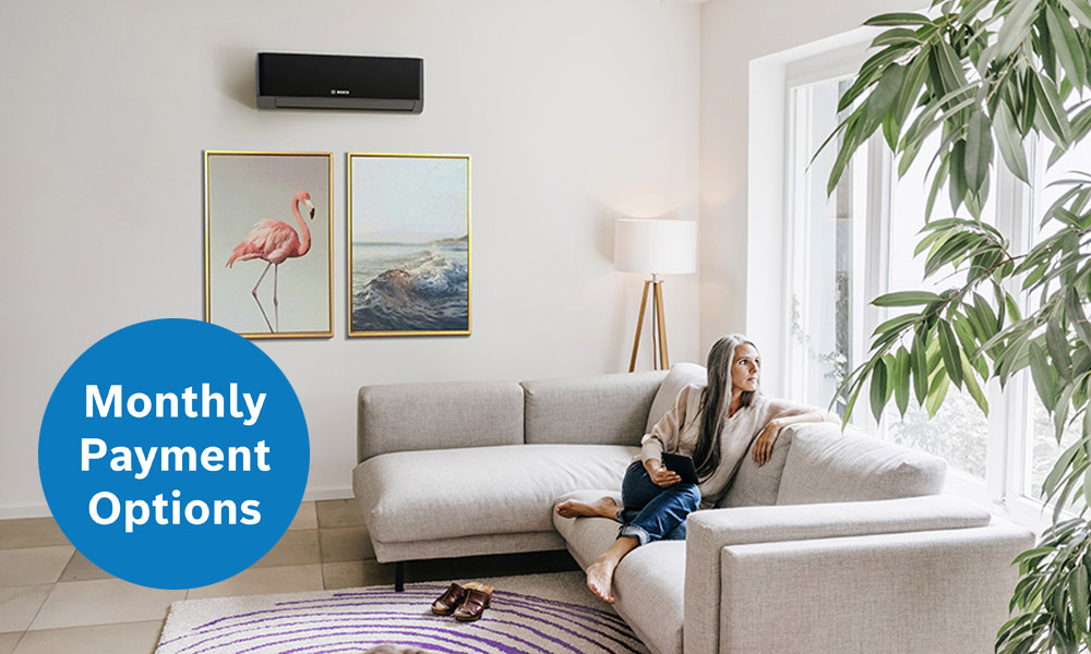 Monthly payment options - air conditioning Worthing, West Sussex